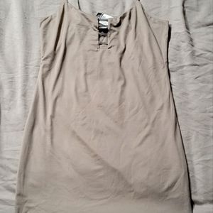 New Rue 21 Stone Bar Front Mini Dress